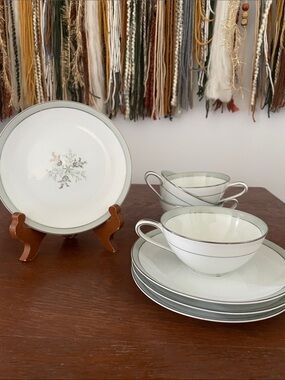 Vintage noritake China plates and cups
